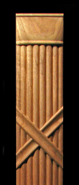 Image Pilaster -Reed and Ribbon