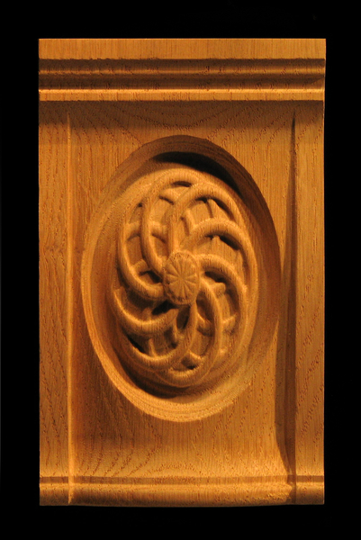 Capital - Rings | Flat-Back Decorative Wood Capitals