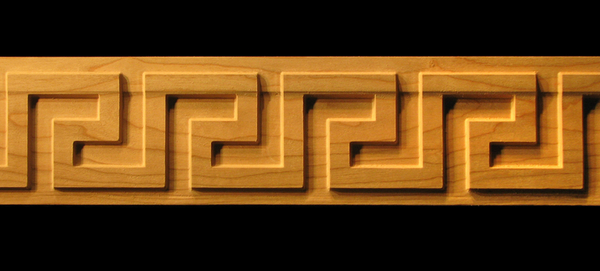 Frieze- Classic Keys Decorative Carved Wood Molding