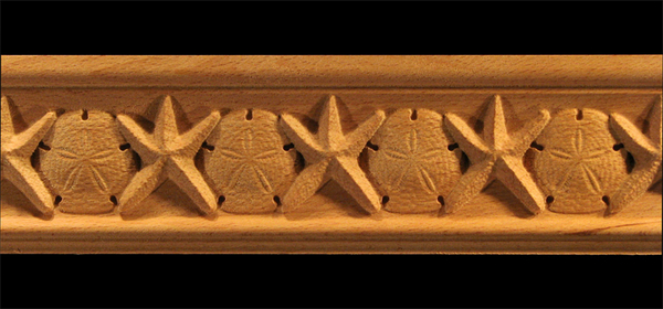 Image Moulding - Starfish and Sand Dollar