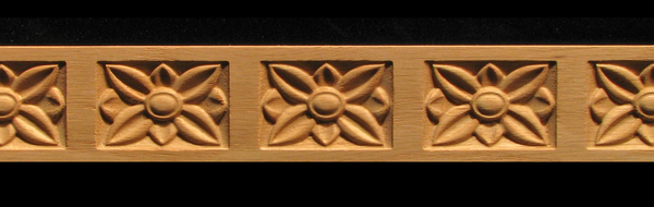 Frieze- Floral Transitions Decorative Carved Wood Molding