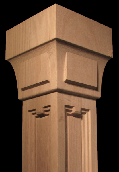 Deco Post - 4 sided | Columns - Full Round,  Half Round &  3/4 Round