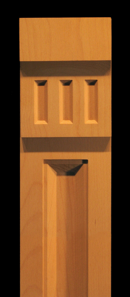 Pilaster - Simple Greek Carved Wood