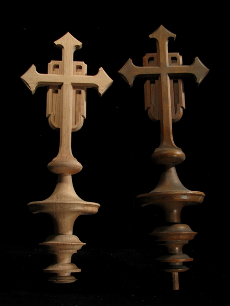 Cross and Spindle - Full Round | Reproduction and Restoration Carvings