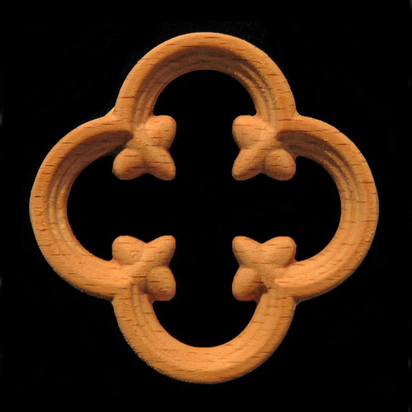 Image Onlay - Gothic Quatrefoil - Pierced