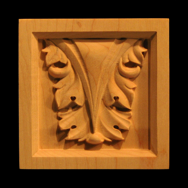 Image Corner Block - Acanthus Leaf