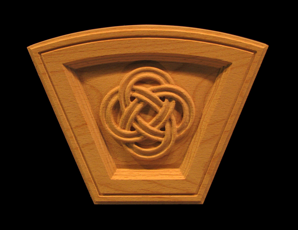 Keystone - Celtic Eternal Knot - Arched