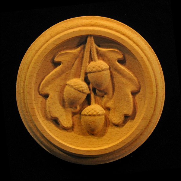 Image Rosette - Oak Leaves and Acorns