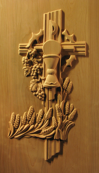 Image Carved Liturgical Church Panel 1