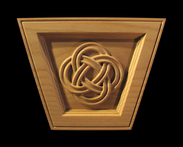 Image Keystone - Celtic Eternal Knot (flat top)