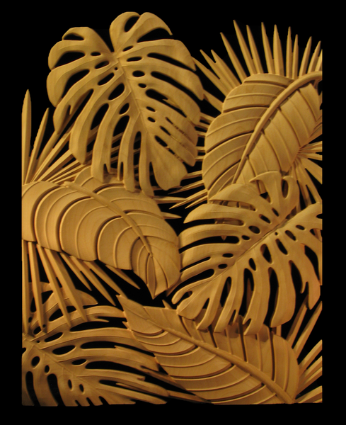 Image Tropical Leaves Panel