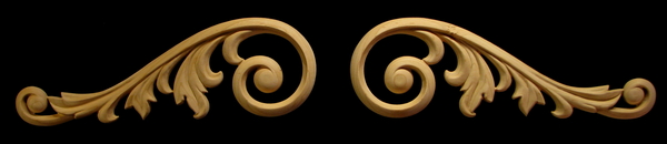 Image Onlay - Volutes #3 - Left & Right Facing Pairs