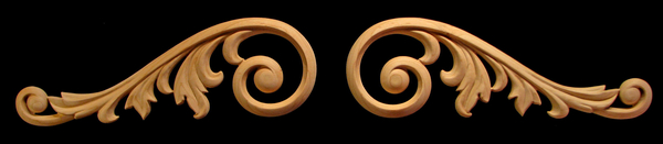 Image Onlay - Volutes #3 - Left & Right Facing Pairs