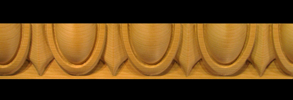 Moulding - Egg and Dart - Large Carved Wood