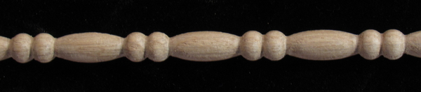 Image Detail Molding - Bead and Barrel - Half Round 3/8 x 48 in