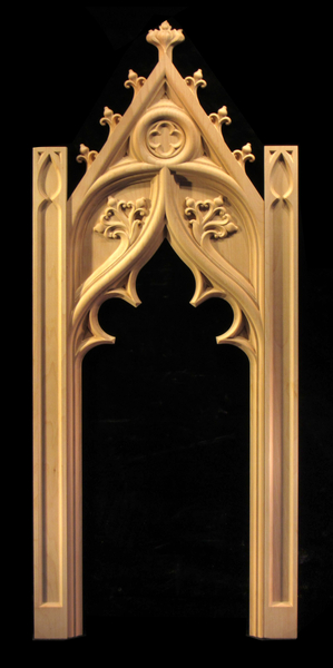 Image Gothic Spire Panel and Pilaster Set