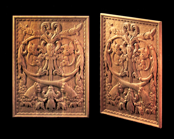 Image Custom Victorian Walnut Panel