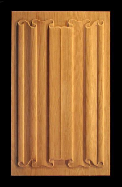 Image Panel - Linenfold (Folded Linen) Carving #2