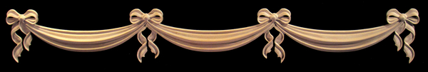 Image Onlay - Wide - Swags and Ribbon Bows