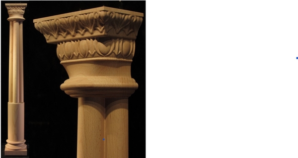 Image Custom Column with Lambs Tongue and Egg and Dart Capital