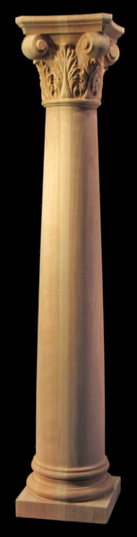 Image Wooden Column Full or Half Round - Corinthian 8