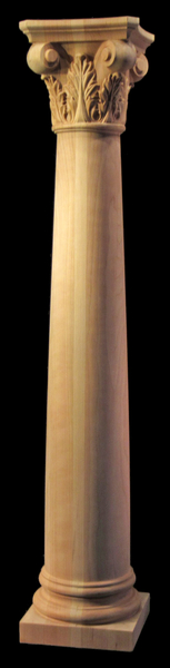 Image Wooden Column Full or Half Round - Corinthian 6