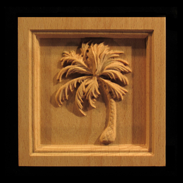 Image Corner Block - Palm Tree