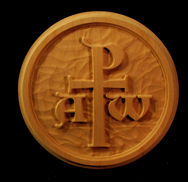 Chi Ro Medallion | Church and Liturgical Themes