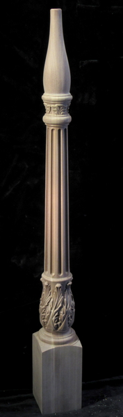 Image Baluster with Pin Top