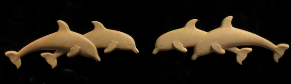 Image Onlay - Dolphin Pairs Left and Right