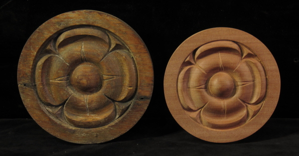 Rosette - 4 LEAF | Reproduction and Restoration Carvings