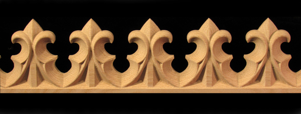 Image Moulding - Gothic Spire Brattishing / Crocket #3