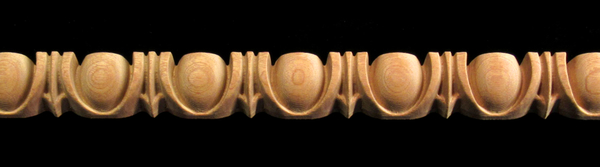 Moulding - Egg and Dart - Large #2 Carved Wood