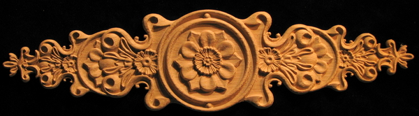 Image Flower and Filigree - Tapered Onlay