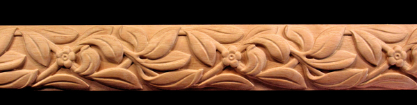 Image Moulding - Running Floral and Leaves