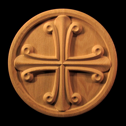 Image Rosette - Cruciform Coptic Cross