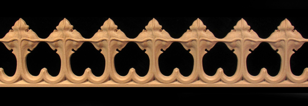 Image Moulding - Gothic Spire Brattishing / Crocket #2