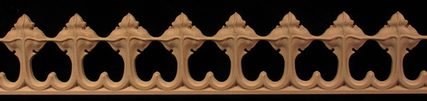 Moulding - Gothic Spire Crocket Carved Wood #2