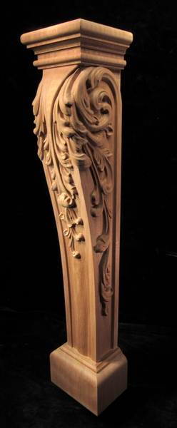 Image Acanthus Fireplace Leg - Chateau Leg