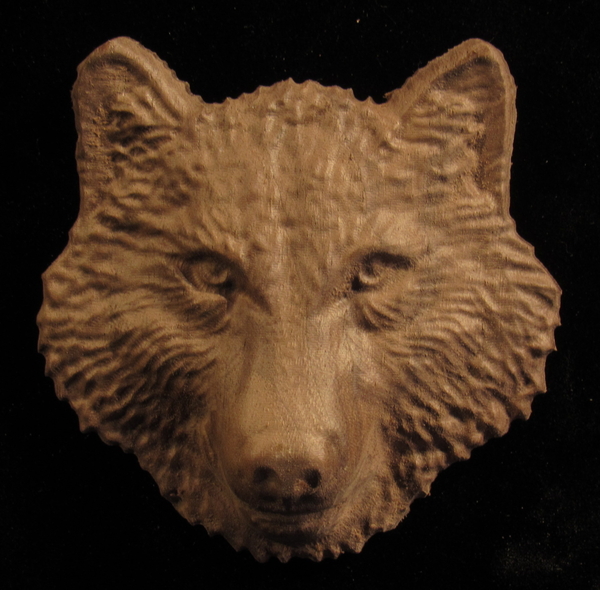 Image Onlay - Wolf - Closed Mouth