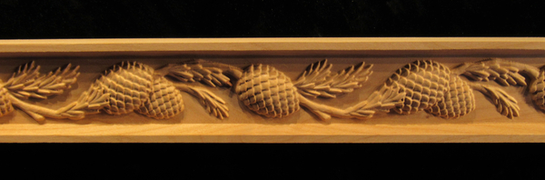 Image Frieze Moulding - Pine Cones