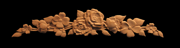 Image Floral Scrolled Onlay