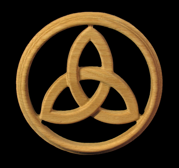 Image Trinity Knot Rosette - Pierced