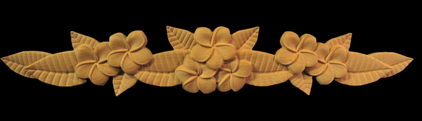 Image Plumeria Scrolled Onlay