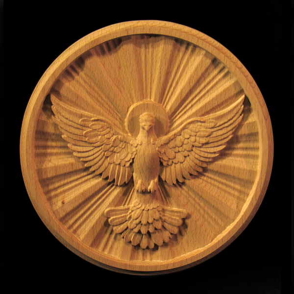 Image Medallion - Holy Spirit and Rays