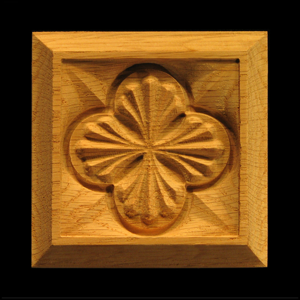 Rosette - Deco Fans carved wood